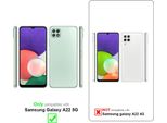 Cadorabo Cover Per Samsung Galaxy A22 5G Cover Protettiva In Silicone Tpu Viola Custodia Per Telefono Cellulare