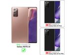 Cadorabo Custodia Protettiva Per Samsung Galaxy Note 20 Cover In Viola Custodia Del Telefono Cellulare Tpu Silicone Fotocamera Custodia Di Protezione Caso