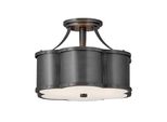 Lampada Da Soffitto Chance Nera 2Xe27 60W Quintiesse
