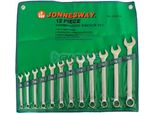 Jonnesway Tools W26112S - Set Di Chiavi Aperte (12 Pezzi, 8-22 Mm)