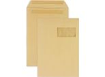 50 Sacchetti Di Carta Kraft Con Finestra - 22,9 X 32,4 Cm