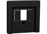Merten MEG4250-0403 Piastra Centrale Per Tae/Audio/Usb, Nero Opaco, Sistema M