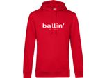 Felpa Con Cappuccio Ballin Est. 2013 Basic Rosso - Taglia 3XL
