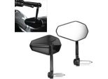 Specchietti Retrovisori Per Manubrio Moto Con Ece / Coppia Di Specchietti Retrovisori Per Manubrio # SP6