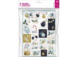 24 Adesivi Per Il Calendario Dell'avvento - Chic