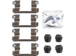 Metzger 109-0147 Kit Accessori Pastiglie Freno A Disco Anteriore Per Hyundai Santa Fé Iv (Tm) Santa FÉ Iv Kasten/Suv (Tm)