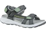 Superfit Criss Cross, Sandali Sintetici Da Ragazzo In Grigio, Larghezza Media, Fodera In Tessuto