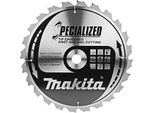 Lama Per Sega Circolare Makita, Tagliente Incassato 355 X 30 Mm - 24 Denti
