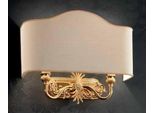 Casa Padrino Lampada Da Parete Barocca Oro/Avorio 37 X 11 X H. 27 Cm - Magnifica Lampada Da Parete In Stile Barocco - Luci Barocche - Nobile E Magnifica - Qualità - Italy