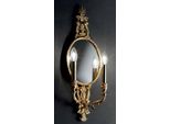 Casa Padrino Lampada Da Parete Barocca Doppia Con Specchio Oro 22 X 12 X H. 60 Cm - Magnifica Lampada Da Parete In Stile Barocco - Luci Barocche - Qualità Lussuosa - Italy
