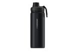 Wessper Bottiglia Termica In Acciaio Inossidabile 500 Ml, Bottiglia Isolante 0,5 L, Colore Nero