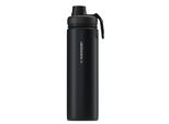Wessper Bottiglia Termica In Acciaio Inossidabile 700 Ml, Bottiglia Isolante 0,7 L, Colore Nero