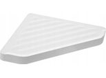 Mensola Da Parete Per Bagno 20,1X20,1X39Cm Bianco Piatto Apo