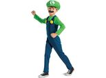 Nintendo - Costume Da Super Mario Luigi Per Bambini Taglia: 128-134