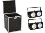 Eurolite Set 2X Audience Blinder 2X100W Led Cob Cw/Ww + Custodia