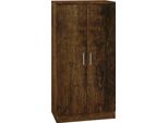 Vidaxl Scarpiera In Rovere Fumé 55X35X108 Cm Materiale A Base Di Legno