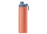 Wessper Bottiglia Termica In Acciaio Inossidabile 700 Ml, Bottiglia Isolante 0,7 L, Colore Arancione