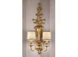 Casa Padrino Lampada Da Parete Barocca Oro/Avorio 40 X 25 X H. 75 Cm - Magnifica Lampada Da Parete In Stile Barocco - Luci Barocche - Nobile E Magnifica - Qualità - Italy