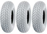 2.80/2.50-4 Grigio Mobility Scooter Pneumatico Blocco Pneumatico Non Marcato (Set Di 3)