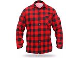 Camicia Di Flanella Rossa Taglia S, 100% Cotone