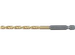 Makita Punta Hss-Tin, 8,0 X 117 Mm Hss-Tin - Titanio - 1/4" - 8,0 X 117 Mm"