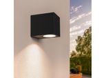 Lampada Da Parete A Led - Dimmerabile - IP54 - Attacco GU10 - Nero - Interno Ed Esterno