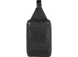 Piquadro Black Man Shape Bag : Colore - Nero, Taglia - Uni Taglia: Uni Colore: Nero