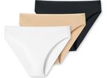 Schiesser Uncover Slip Tai Da Donna, Confezione Da 3 - Assortiti1 - Taglia S