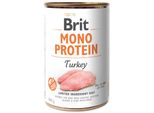 Brit Mono Protein Turkey - Cibo Umido Per Cani Turchia 400G