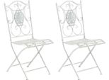Clp Set Di 2 Sedie Da Giardino Sibell, Verde Antico