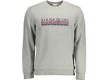 Napapijri Camicia Senza Cerniera Uomo Grigio : Colore - Grigio, Taglia - 2XL Taglia: 2XL Colore: Grigio