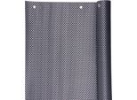 Schermo Polyratan 77, 0,9X3 M, Uv, 800 G/M2, Antracite, Ombreggiante Per Balcone, Con Occhielli