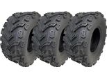 26X11.00-12 Pneumatici Atv Quad 6Ply Wanda P3128 Con Marchio E-Marked Road Legal (Set Di 3)