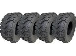 26X11.00-12 Pneumatici Atv Quad 6Ply Wanda P3128 Con Marchio E-Marked Road Legal (Set Di 4)