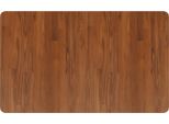 Vidaxl Piano Lavabo Marrone Scuro 100X60X2,5 Cm In Legno Massiccio Trattato