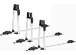 3X Vdp Portabiciclette Alu Premium + Portapacchi Vdp Delta Compatibile Con Mazda Cx-5 (Ke) (5 Porte) 2012-2015