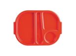 Vassoio Portamenù Piccolo In Policarbonato Olympia Kristallon, Rosso, 32,2 Cm (10 Pezzi)