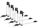 4X Vdp Portabiciclette Alu Premium + Portapacchi Vdp Delta Compatibile Con Mazda Cx-5 (Ke) (5 Porte) 2012-2015