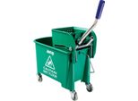 Secchio Per Mop Jantex Con Pressa Per Mop Verde 20L