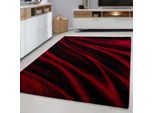 Tappeto Miami A Pelo Corto Rettangolare 200X290Cm Rosso 6630