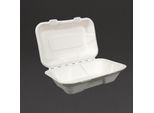 Vegware Scatole Per Menu Monouso Compostabili Con Coperchio A Cerniera In Bagassa 22,8Cm