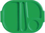 Vassoio Portamenu Piccolo In Policarbonato Olympia Kristallon, Verde, 322 Mm (10 Pezzi)