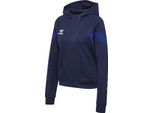 Hummel Travel Felpa Con Cappuccio Donna, Blu, L