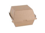 Fiesta Compostable Scatole Per Hamburger In Carta Kraft Grandi 112 M (150 Pezzi)
