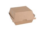 Fiesta Compostable Hamburger Box Compostabili Kraft Piccole (200 Pezzi)