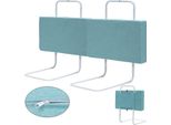 Jopassy Sponda Letto Protezione Anticaduta 50Cm Per Bambini Sponda Per Letto Per Bambini Regolabile In Altezza Protezione Laterale Regolabile A 5 Fori 2 Pezzi Verde