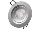 Faretto Da Incasso Led Edm - 5W - 380Lm - 4000K - Cromato - 31632