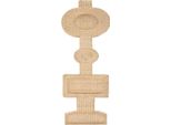 Casa Padrino Lampada Da Parete Di Design Colori Naturali 81 X 15,5 X H. 207 Cm - Lampada Da Parete In Rattan - Lampada Da Parete Per Soggiorno - Luci - Applique In Rattan