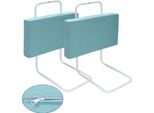 Fiqops Sponda Letto Protezione Anticaduta 50Cm Per Bambini Sponda Per Letto Per Bambini Regolabile In Altezza Protezione Laterale Regolabile A 5 Fori 2 Pezzi Verde