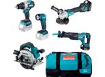 Set Speciale A Batteria Makita Lxt 18 V Max - Set Di Utensili